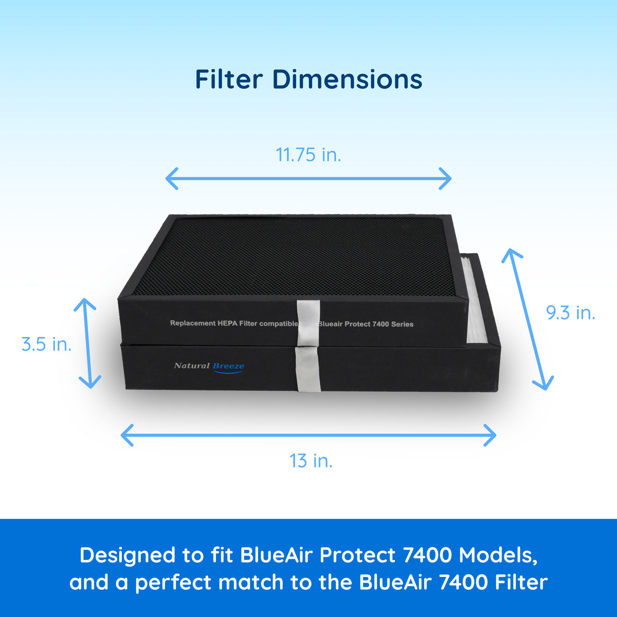 7400 Smart Filter Replacement for Blueair Protect 7410i