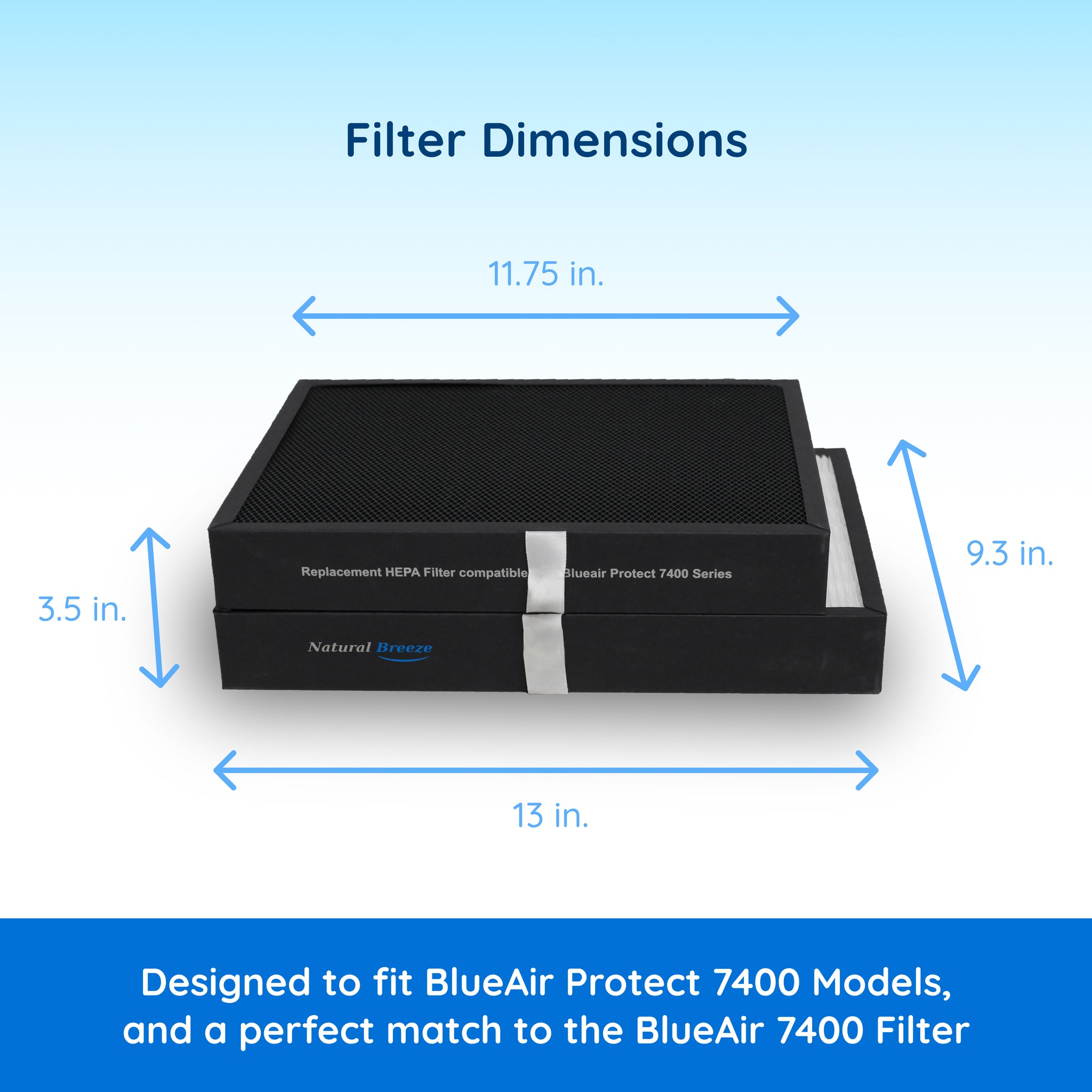 純正品 Blueair SmartFilter 7400 交換フィルター Blueair 純正品 ブルーエア 空気清浄機 Protect 7400シリーズ