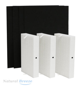 Replacement HEPA filter with Prefilter Compatible with Honeywell HEPA Filter R for HPA 100 200 300 5000 Series Air Purifier Honeywell