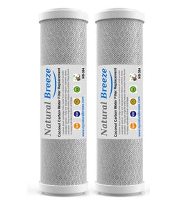 10" x 2.5" 5 Micron Countertop & Under Sink Water Filter Cartridge - 2 Pack (NB304)