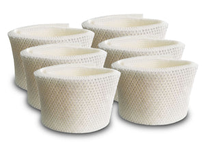 6-pack universal humidifier wick filters cut to size – 31.5x8x1 inches, Flexible paper humidifier filters compatible with most humidifiers 