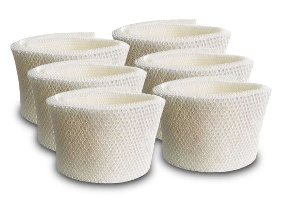 6-pack universal humidifier wick filters cut to size – 31.5x8x1 inches, Flexible paper humidifier filters compatible with most humidifiers 