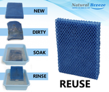 BRAND NATURAL-BREEZE EASY TO CLEAN & REUSE HUMIDIFIER WICK FILTER , HUMIDIFIER KENMORE, ESSICK AIR, MOISTAIR