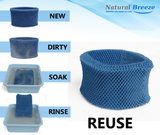 EASY TO CLEAN WASH & REUSE WICK FILTER BY NATURAL-BREEZE