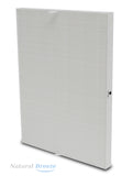 HEPA filter for WINIX Air Purifier 5500-2, comparable to WINIX Part # 116130, True HEPA filter compatible with WINIX 5500-2 air purifier, replacement for part #116130, front view showing pleated design