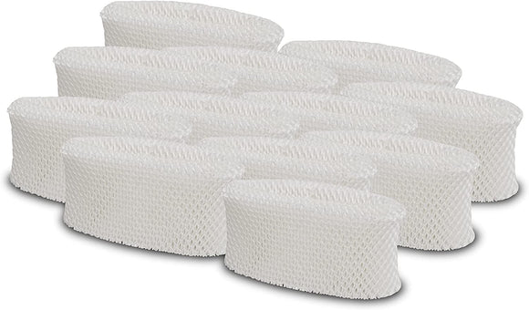 12-Pack Premium Humidifier Replacement Filters compatible with Holmes HWF-62, Sunbeam SF212, Honeywell HC-25