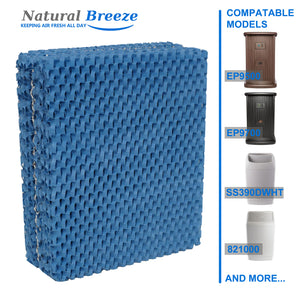 Natural-Breeze reusable washable humidifier filter replaces Bemis and Essick Air AIRCARE 826000, 831000, 836000HB, SS390DWHT, EP9700, EP9800, EP9R800.