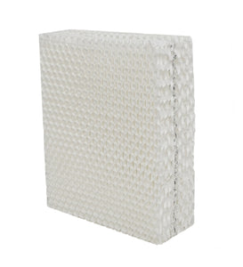 Natural-Breeze replacement humidifier filter compatible with AirCare 1043, Bemis, and Essick Air models, shown in front view with paper wick design, replacement humidifier filter