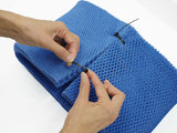 UNIVERSAL & CUT TO FIT HUMIDIFIER WICKING FILTER, assembling cut to size filter together 